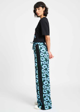 POM AMSTERDAM Blue Pants - Wild Flowers Blue | SP9301