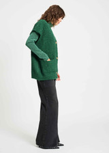 POM AMSTERDAM Green Cardigan - Pine Green | SP9316