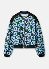 POM AMSTERDAM Blue Jacket - Wild Flowers Blue | SP9325