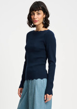 POM AMSTERDAM Blue Top - Bodhi Nightfall Blue | SP9332