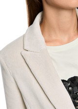 MARC CAIN COLLECTIONS Smoke Cord Blazer In Cotton Blend | ZC 34.17 J31
