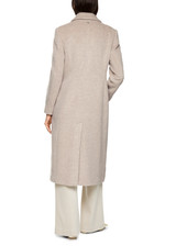MARC CAIN ADDITIONS Warm Stone Fitted Coat In Alpaca Wool Blend | ZA 11.03 W76
