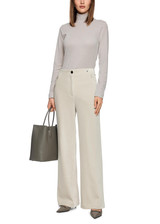 MARC CAIN COLLECTIONS Smoke Slim-Fit Lurex Long-Sleeved Top | ZC 48.28 J34