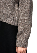 MARC CAIN COLLECTIONS Soft Charcoal Knitted In Germany Cosy Jumper | ZC 41.61 M07