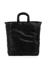 MARC CAIN SPORTS Black Large Shopper With Leo Shoulder Strap | ZS T6.02 Z33