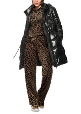 MARC CAIN SPORTS Black Rethink Together Fake Down Coat | ZS 11.06 W39