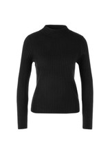 MARC CAIN SPORTS Black Rethink Together Fine Rib Jumper | ZS 41.35 M80