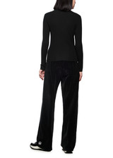 MARC CAIN SPORTS Black Rethink Together Fine Rib Jumper | ZS 41.35 M80
