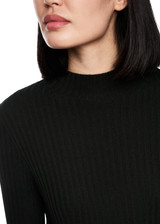 MARC CAIN SPORTS Black Rethink Together Fine Rib Jumper | ZS 41.35 M80