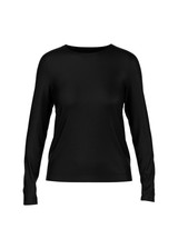MARC CAIN SPORTS Black Classic Plain Long-Sleeved Shirt | ZS 48.74 J50