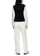 MARC CAIN SPORTS Off-White Wide-Cut Washington Chenille Trousers | ZS 81.48 J70