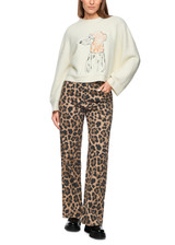 MARC CAIN SPORTS Milk Coffee Wigan Wide Jeans With High Waistband | ZS 82.18 D12