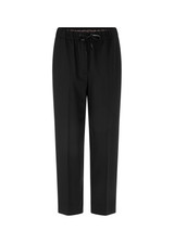 MARC CAIN SPORTS Black Ranchi Trousers With High Waistband | ZS 81.43 W46