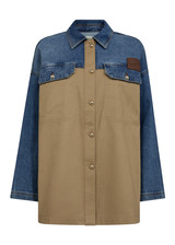 MOS MOSH True Camel Alia Mix Shirt | 174280