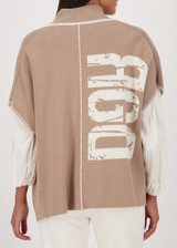 MONARI Beige Reversible Jacket With Jacquard | 809094