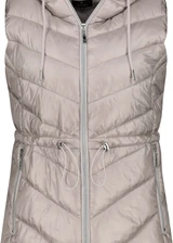 MONARI Brown Quilted Waistcoat With Hood | 809164
