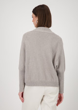MONARI Brown Knitted Cardigan With Sequins | 808974