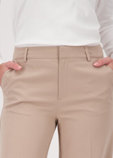 MONARI Brown Straight-Leg Suit Trousers | 809020