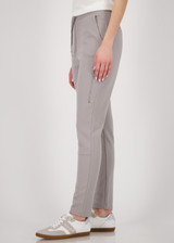 MONARI Brown Joggers With Zip | 809037
