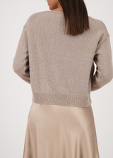 MONARI Brown Soft Knit Jumper With Lurex | 809079