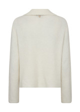 MOS MOSH Ecru Thora Aidy Polo Knit | 173070