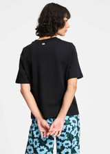 POM AMSTERDAM Black Tshirt - Garden Pepper | SP9271