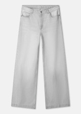 POM AMSTERDAM Grey Jeans - Baggy Wide Leg Grey | SP9306