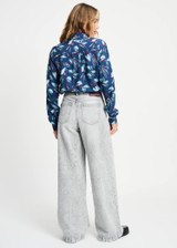 POM AMSTERDAM Grey Jeans - Baggy Wide Leg Grey | SP9306