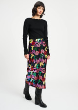 POM AMSTERDAM Multi Colour Skirt - Splashing Letters | SP9387