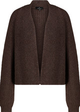 MONARI Brown Knitted Cardigan With A Soft Feel | 809493