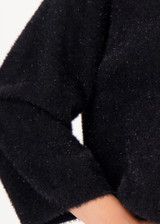 MONARI Black Fluffy Sweater With Lurex | 809495