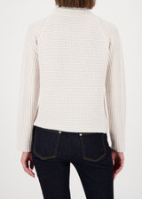 MONARI Beige Knitted Jumper With Stand Up Collar | 809512