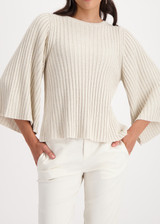 MONARI Beige Lurex Jumper | 809529