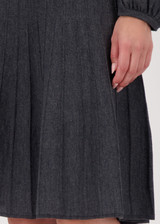 MONARI Gray Pleated Skirt | 809536