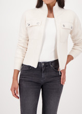 MONARI Beige Cardigan With Flap Pockets | 809617