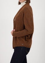 MONARI Brown Cardigan With Sequins | 809651