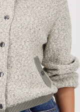 MONARI Green Lurex Tweed Jacket | 809593