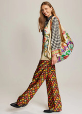 ME369 538-Jeans Lycra Alora Black Denim String Blouse | 225L31430