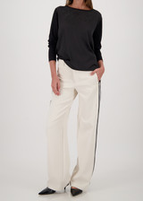 MONARI Black Blouse With Rhinestones | 809364
