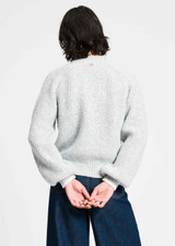 POM AMSTERDAM Grey Cardigan - Grigio | SP7882
