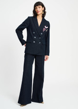 POM AMSTERDAM Blue Blazer - Dark Shimmer | SP9366