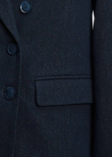 POM AMSTERDAM Blue Blazer - Dark Shimmer | SP9366