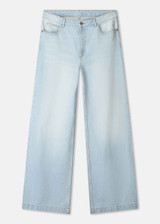 POM AMSTERDAM Blue Jeans - Jamy Baggy Wideleg Light Blue | SP9444