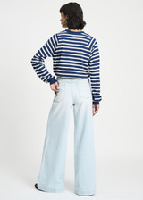 POM AMSTERDAM Blue Jeans - Jamy Baggy Wideleg Light Blue | SP9444