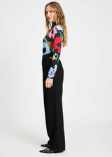 POM AMSTERDAM Multi Colour Turtleneck - Autumn Garden | SP9280
