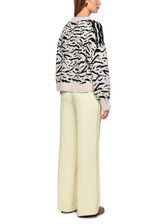 MARC CAIN SPORTS Magnolia Jumper With Animal Print | AS 41.17 M52