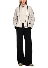 MARC CAIN SPORTS Magnolia Short Quilted Jacket With Knit Detail | AS 12.03 W18