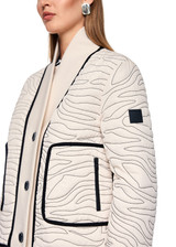 MARC CAIN SPORTS Magnolia Short Quilted Jacket With Knit Detail | AS 12.03 W18