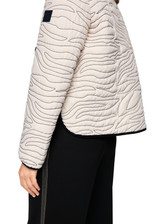 MARC CAIN SPORTS Magnolia Short Quilted Jacket With Knit Detail | AS 12.03 W18