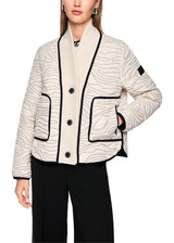 MARC CAIN SPORTS Magnolia Short Quilted Jacket With Knit Detail | AS 12.03 W18